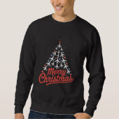 Airplane Christmas Tree Pilot Sweatshirt (Vorderseite)
