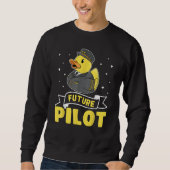 Airplane Future Pilot Sweatshirt (Vorderseite)