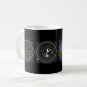 Airplane Gages Coffee Tasse (Vorderseite Links)