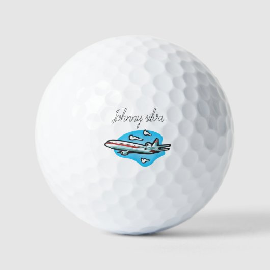  Airplane Golf Balls Golfball (Vorderseite)