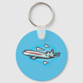 Airplane Keychain Schlüsselanhänger (Vorderseite)