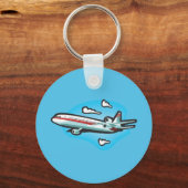 Airplane Keychain Schlüsselanhänger (Rückseite)