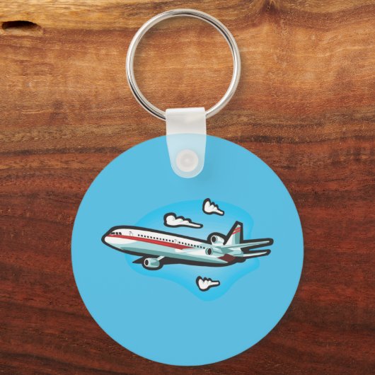 Airplane Keychain Schlüsselanhänger (Rückseite)