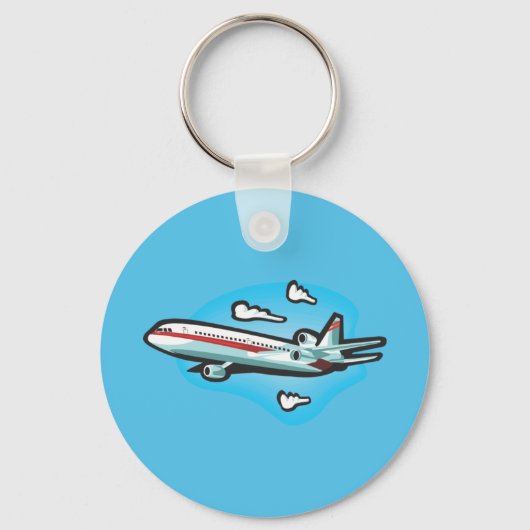 Airplane Keychain Schlüsselanhänger (Rückseite)