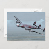 AIRPLANE KONSTELLATION - HISTORISCHE LUFTFAHRT! POSTKARTE (Vorne/Hinten)