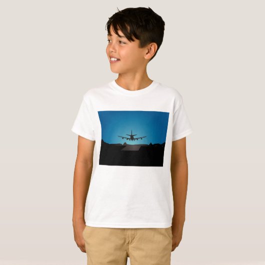 Airplane Landing T-Shirt (Vorne ganz)