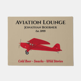 Airplane Lounge Pub Man Cave Door Mats Rugs Fußmatte