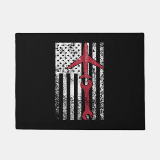 Airplane Mechanic Shirt Aviation Technician Gift Fußmatte