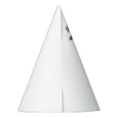 Airplane Oh My Time Flies Travel First Birthday  Partyhütchen (Rückseite)