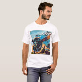 Airplane Painting - Gift for Aviation Enthusiasts T-Shirt (Vorne ganz)