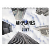 Airplane Photo Pilot Aviator Fun Simple 12 Month Kalender (Titelbild)