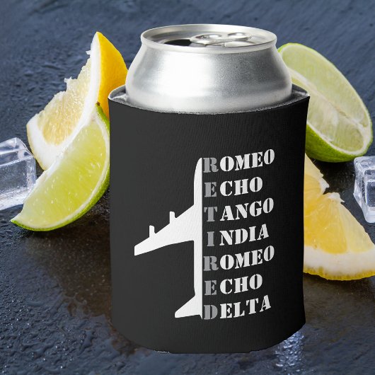 Airplane Retired Nato Phonetic Alphabet Aviation Dosenkühler