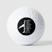 Airplane Retired Nato Phonetic Alphabet Aviation Golfball (Vorderseite)