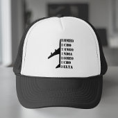 Airplane Retired Nato Phonetic Alphabet Aviation Truckerkappe