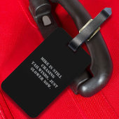 Airplane Retired Nato Phonetic Alphabet Funny Gepäckanhänger