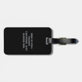 Airplane Retired Nato Phonetic Alphabet Funny Gepäckanhänger (Rückseite horizontal)