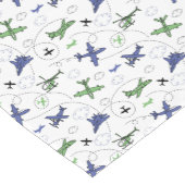 Airplane Table Runner Kurzer Tischläufer (Ecke)