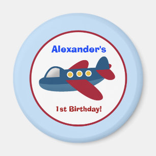 Airplane Transport Round Custom Bevorzugung Magnet