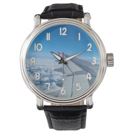 Airplane Wing Wrist Watch – Blue Sky Travel Aviati Armbanduhr