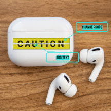 Airpods Pro Case Decorative Haut - Vorsicht signie