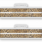 Airpods Pro Case Decorative Skin - Leopard Aufkleber (Vorderseite)