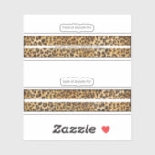 Airpods Pro Case Decorative Skin - Leopard Aufkleber (Blatt)