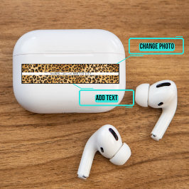 Airpods Pro Case Decorative Skin - Leopard Aufkleber