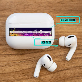 Airpods Pro Case Decorative Skin - Musikalische Hi Aufkleber