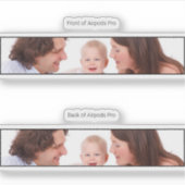 Airpods Pro Case Decorative Skin - Persönliches Fo Aufkleber (Vorderseite)