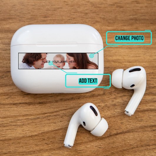 Airpods Pro Case Decorative Skin - Persönliches Fo Aufkleber