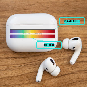 Airpods Pro Case Decorative Skin - Regenbogen Aufkleber
