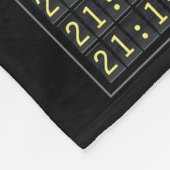 Airport Board (kundenspezifisch) Fleecedecke (Ecke)