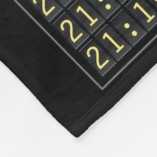 Airport Board (kundenspezifisch) Fleecedecke (Ecke)