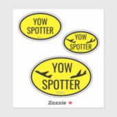 Airport Code Spotter Custom - Cut Vinyl Sticker (Blatt)