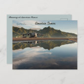 Airport Runway in American Samoa Postkarte (Vorne/Hinten)