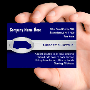 Airport Shuttle Business Cards Visitenkarte