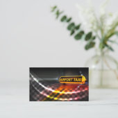 Airport Taxi Service Business Card Visitenkarte (Stehend Vorderseite)