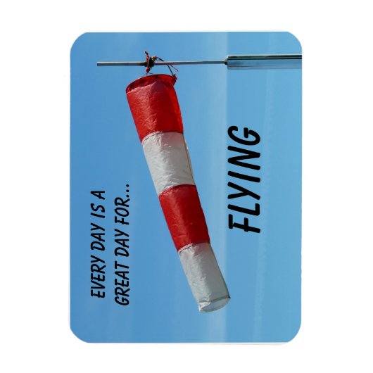 Airport Wind Sock Magnet (Vertikal)