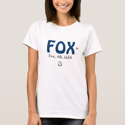 AirportFun, Flagge FUCHS-Rosa T-Shirt (Vorderseite)