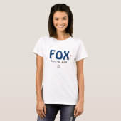 AirportFun, Flagge FUCHS-Rosa T-Shirt (Vorne ganz)