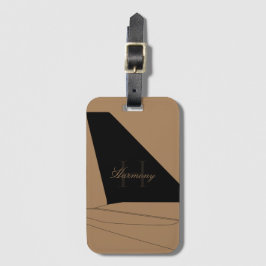 Airpplane Tail Fin Luggage Tag Gepäckanhänger