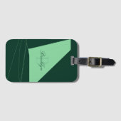 Airpplane Tail Fin Luggage Tag Gepäckanhänger (Vorderseite (Horizontal))