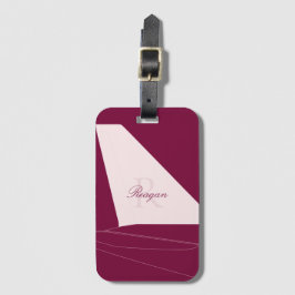 Airpplane Tail Fin Luggage Tag Gepäckanhänger