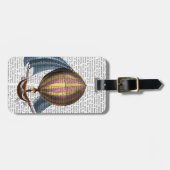 AirShip mit Blue Sails Gepäckanhänger (Vorderseite horizontal)