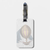 AirShip mit Blue Sails Gepäckanhänger (Rückseite vertikal)