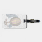 AirShip mit Blue Sails Gepäckanhänger (Rückseite horizontal)