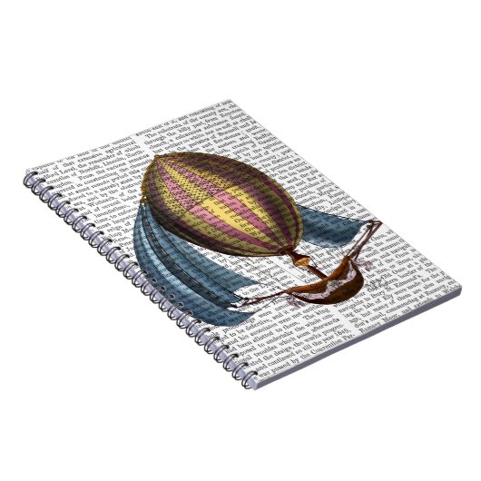 AirShip mit Blue Sails Notizblock (Rechte Seite)