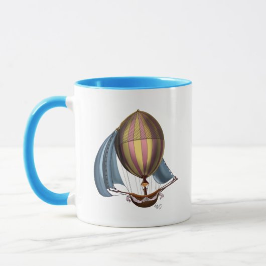 AirShip mit Blue Sails Tasse (Links)