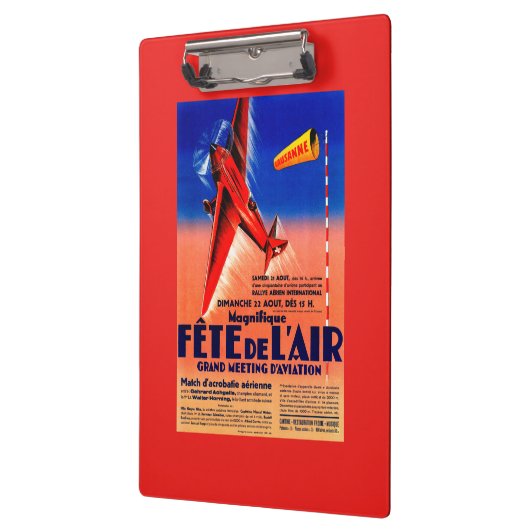 Airshow, das Haryse Hilsz fördernden Posten Klemmbrett (Links)