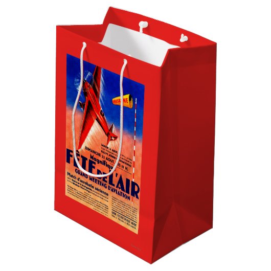 Airshow, das Haryse Hilsz fördernden Posten Mittlere Geschenktüte (Rückseite Schrägansicht)